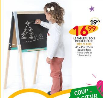 Stokomani Le tableau bois double face offre