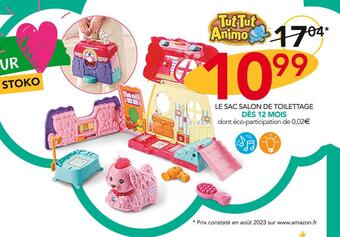 Stokomani Tut tut animo le sac salon de toilettage offre