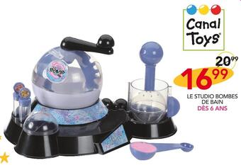Stokomani Canal toys le studio bombes de bain offre