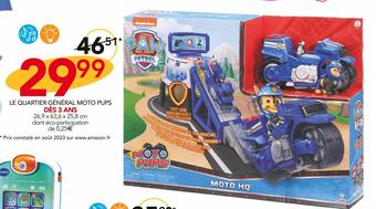 Paw patrol le quartier général moto pups