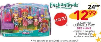 Stokomani Enchantimals / mattel le coffret la famille chat offre