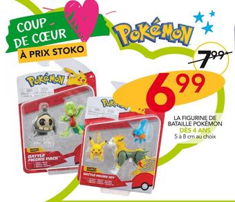 Stokomani Pokémon la figurine de bataille offre