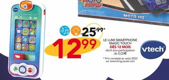Stokomani Vtech le lumi smartphone magic touch offre