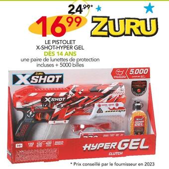Stokomani Zuru le pistolet x-shot-hyper gel offre