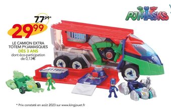 Pyjamasques le camion extra totem