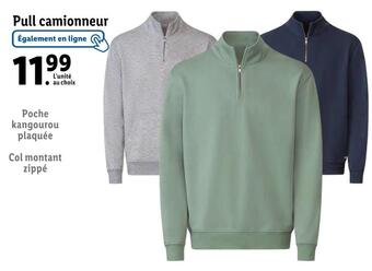 Lidl Pull camionneur offre