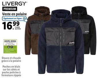 Lidl Livergy veste en polaire offre