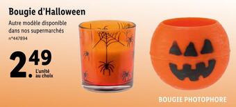Lidl Bougie d’halloween offre