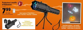 Lidl Projecteur à motifs d’halloween offre