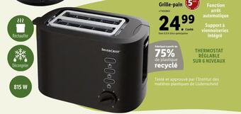 Lidl Silvercrest grille-pain offre