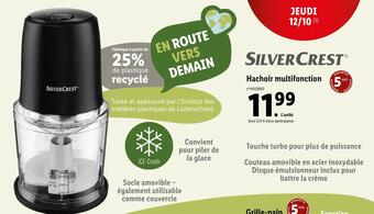Lidl Silvercrest hachoir multifonction offre