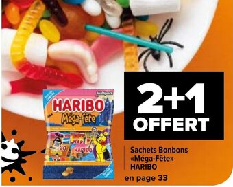 Carrefour Market Sachets Bonbons <<Méga-Fête»> HARIBO offre