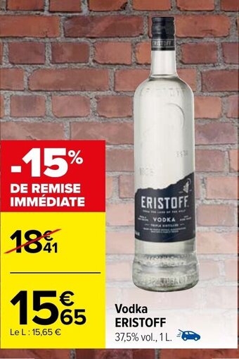 Carrefour Market Vodka ERISTOFF offre
