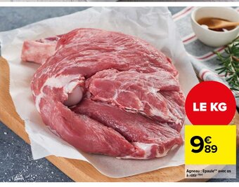 Carrefour Market Agneau : Epaule offre
