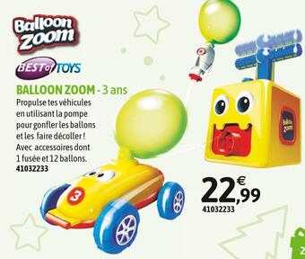 JouéClub Best of toys balloon zoom offre