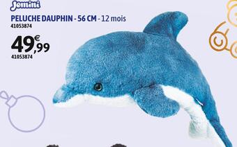 JouéClub Jemini peluche dauphin offre