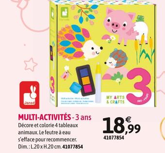JouéClub Janod multi-activités offre