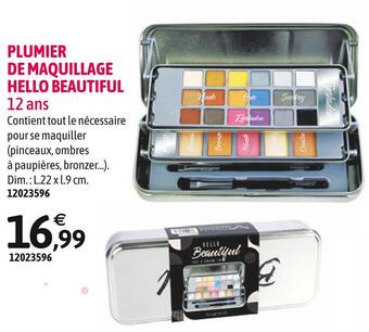 JouéClub Plumier de maquillage hello beautiful offre