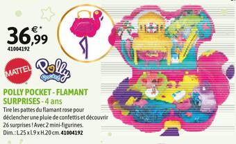 JouéClub Mattel polly pocket - flamant surprises offre