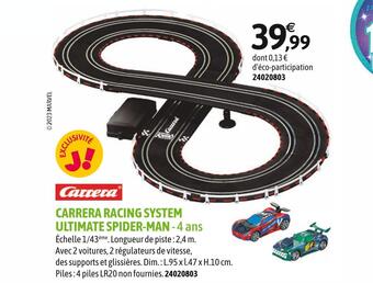 Carrera racing system ultimate spider-man - 4 ans