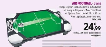 JouéClub Air football offre