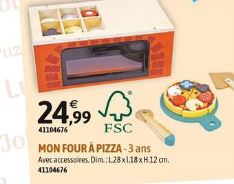 JouéClub L'atelier du bois mon four à pizza offre