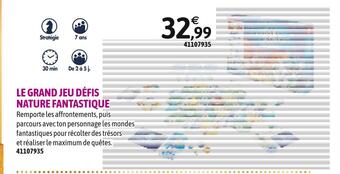 JouéClub Le grand jeu défis nature fantastique offre
