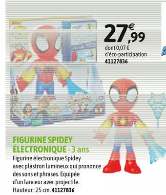JouéClub Figurine spidey électronique offre