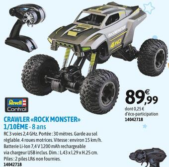 JouéClub Revell crawler rock monster 1/10ème offre
