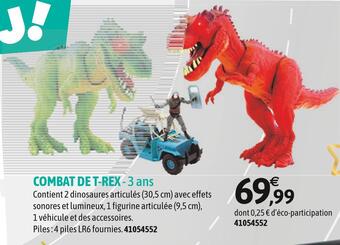 JouéClub Team city combat de t-rex offre