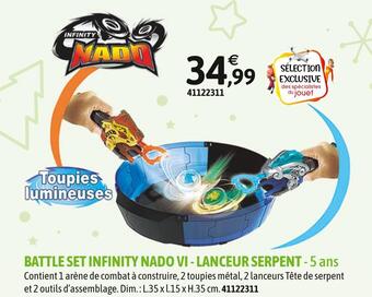 JouéClub Infinity nado battle set infinity nado vi- lanceur serpent offre