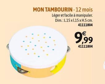 JouéClub L'atelier du bois mon tambourin offre