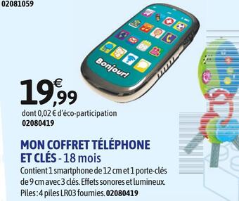 T'mimi mon coffret téléphone et clés