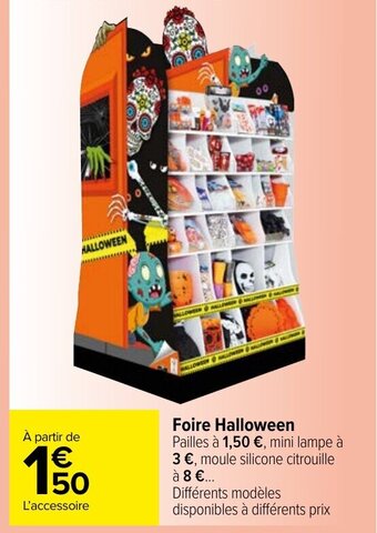 Carrefour Market Foire Halloween offre