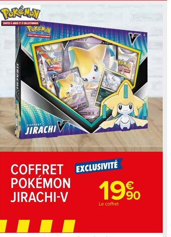 Carrefour Market COFFRET EXCLUSIVITÉ POKÉMON JIRACHI-V offre