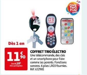 Auchan COFFRET TRIO ÉLECTRO offre
