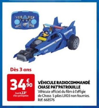 VĂHICULE RADIOCOMMANDĂ CHASE PAT PATROUILLE