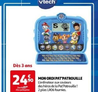 Auchan MON ORDI PAT PATROUILLE offre