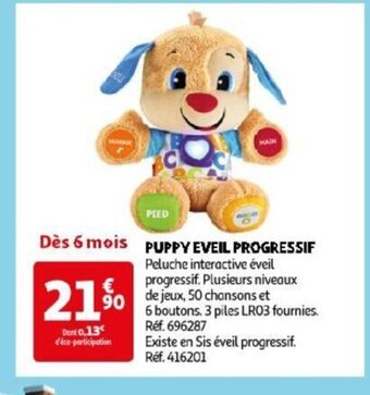 Auchan PUPPY EVEIL PROGRESSIF offre