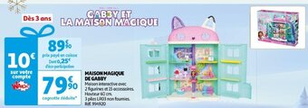 Auchan MAISON MAGIQUE DE GABBY offre