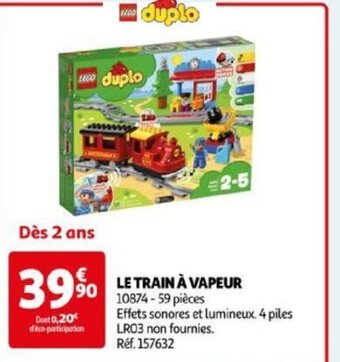 Auchan LE TRAIN À VAPEUR offre