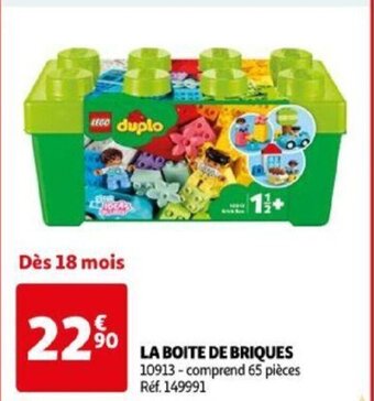 Auchan LA BOITE DE BRIQUE offre
