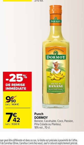 Carrefour Punch DORMOY offre
