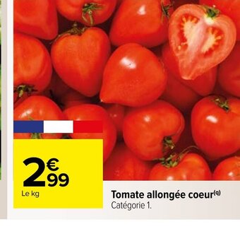 Carrefour Tomate allongée coeur offre