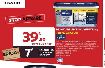Bricomarché PEINTURE ANTI-HUMIDITÉ offre