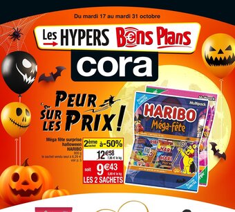 Cora x Carrefour Méga fête surprise halloween offre