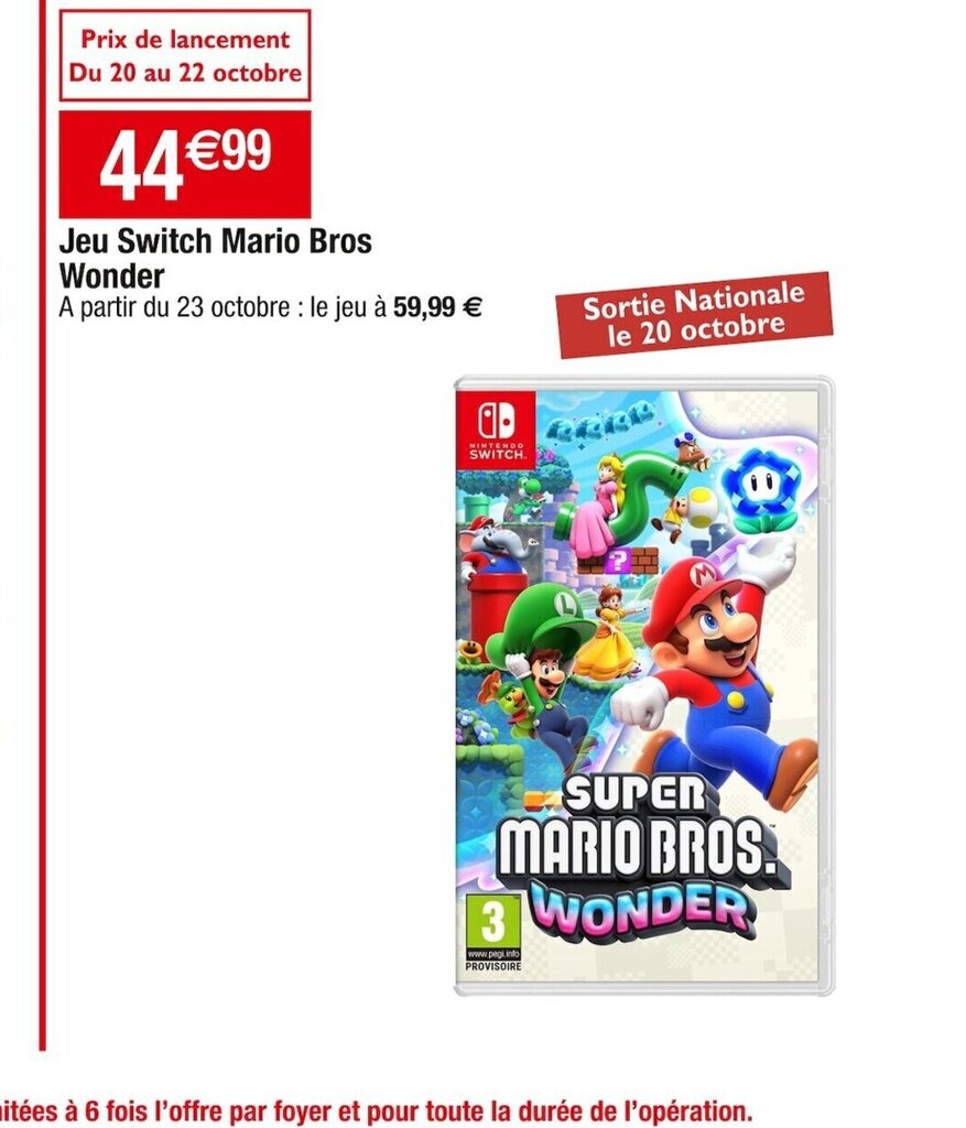 Super Mario Bros. Wonder – Maintenant disponible ! 