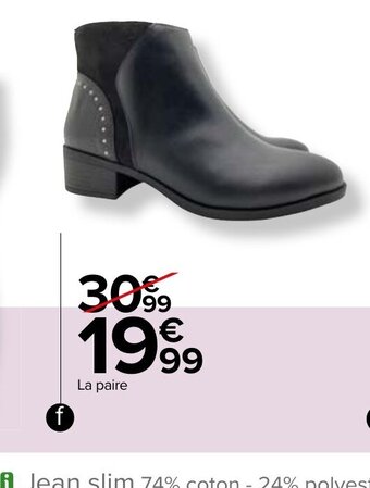 Bottine femme