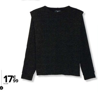 Carrefour Pull epaule femme offre