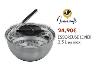 E.Leclerc ESSOREUSE LEVIER 3,5 L en inox offre